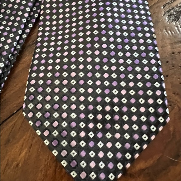 COLOURS Alexander Julian Mens purple hues tie - Picture 1 of 3